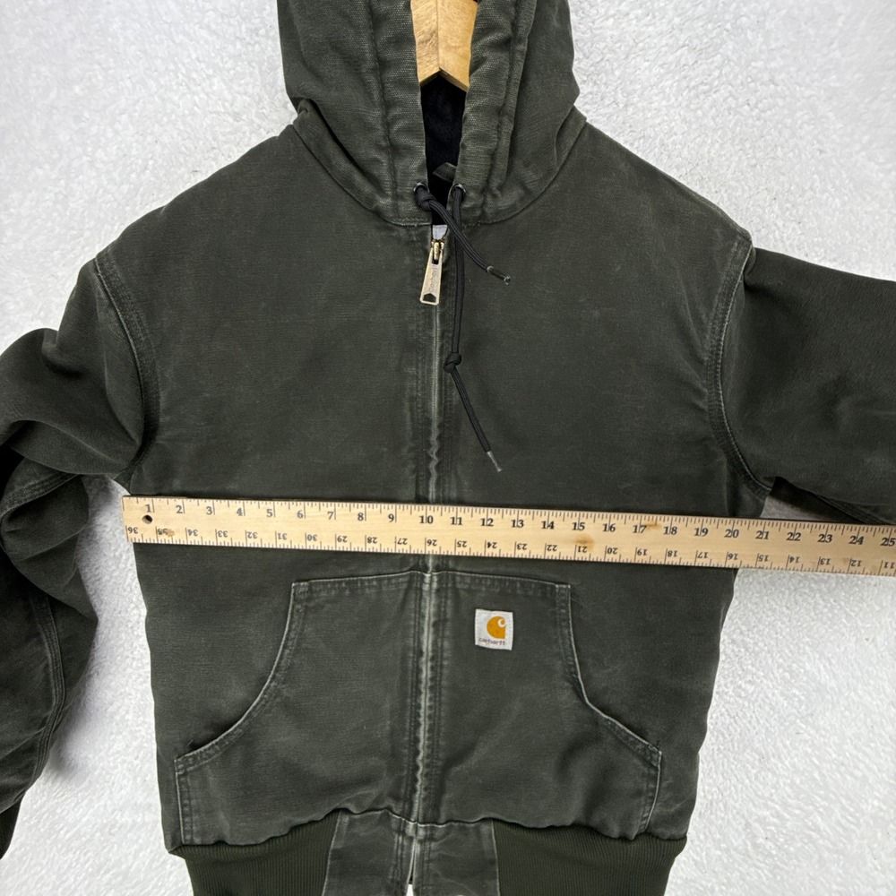 Carhartt Sandstone Active Jacket Quilt Lined Womens XS WJ130 MOS Moss Green - Picture 5 of 16